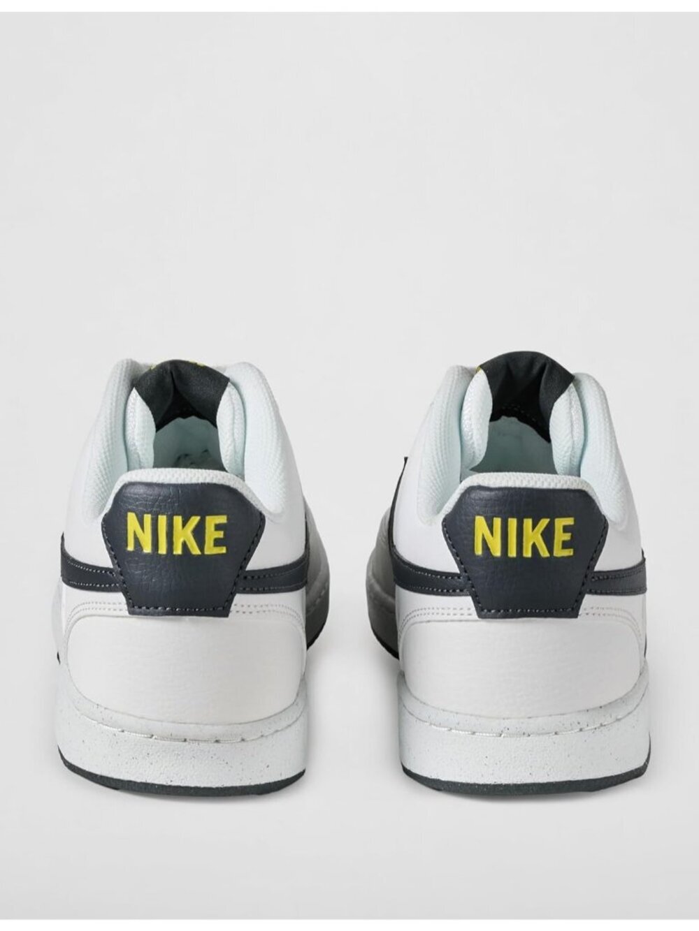 Nike Men's White Grey Court Vision Low Next Nature Classic Stylish Sneakers - Picture 7 of 7